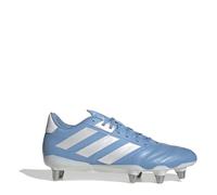 adidas Mens Kakari Elite Soft Ground Rugby Boots Blue/White/Gold 8 UK