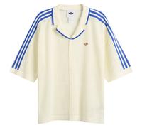 Adidas Men's Knitted Short Sleeve Shirt Off White XL