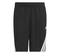 adidas Men's Legends 3-Stripes Basketball Shorts, Black/White, S 9 inch