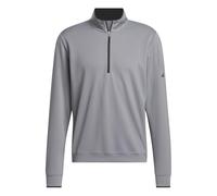 adidas Men's Lightweight Half-Zip Top, grey three, L