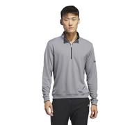 adidas Men's Lightweight Half-Zip Top, Grey Three, XXL