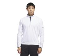 adidas Men's Lightweight Half-Zip Top, White, XL