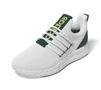 adidas Men's Lite Racer Adapt 7.0 Sneaker, White/Collegiate Green/Pulse Lime, 7 UK