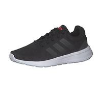 adidas Men's Lite Racer CLN 2.0 Trainers, Core Black Carbon Solar red, 9.5 UK