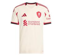 adidas Liverpool Men's 25/26 Away Stadium Replica Shirt - White, Cream, Size Xl, Men Cream