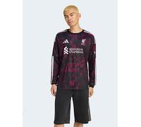 adidas Mens Liverpool Fc 26/27 Third Stadium Replica Long Sleeve Shirt, Black, Size 2Xl, Men Black