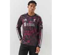 adidas Mens Liverpool Fc 26/27 Third Stadium Replica Long Sleeve Shirt, Black, Size M, Men Black