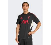 LFC adidas Mens 25/26 Domestic Short Sleeve Top Black