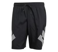 adidas Men's Logo Swim Shorts 8 INCH, Black/White, S