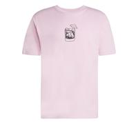 adidas Men's Lounge Drink Graphic T-Shirt, True Pink, M