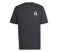 Adidas Lounge Slides Graphic Pocket Short Sleeve T-shirt