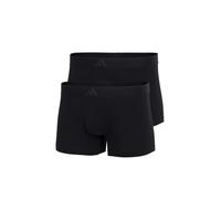 adidas Men's Low Rise Trunk (2pk) - Active Flex Cotton 3 Stripes Boxer Shorts (pack of 2)