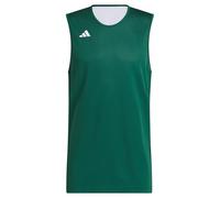 adidas Men's M Everyday PRO Bball Jersey, Team Dark Green/White, M