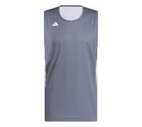 adidas Men's M Everyday PRO Bball Jersey, Team Onix/White, L