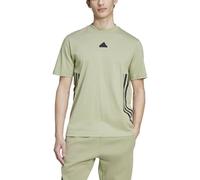 adidas Mens M Fi 3s Reg T T-Shirt Tent Green L