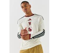 adidas Mens Manchester United 26/27 Third Long Sleeve Stadium Replica Shirt, Ivory, Size Xl, Men Ivory