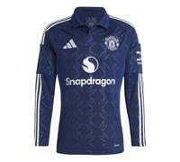 adidas Mens Manchester United Away Long Sleeve Shirt Adults Blue S