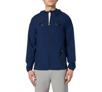 adidas Men's Manchester United Fc Vis Tech Track Jacket Sweatshirt, Team Navy Blue, S