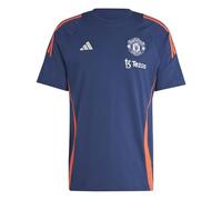 adidas Mens Manchester United Tiro 24 T-Shirt 2024 2025 Indigo/Bright Red L