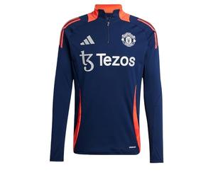 adidas Mens Manchester United Tiro 24 Training Top 2024 2025 Black L