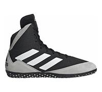 adidas Men's Mat Wizard 5 Wrestling Shoe, Black/Grey/White, 11.5 UK