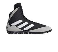 adidas Men's Mat Wizard 5 Wrestling Shoe, Black/Grey/White, 11 UK