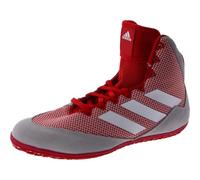 adidas Men's Mat Wizard 5 Wrestling Shoe, Red/Grey/White, 9 UK