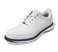 adidas Men's MC80 Spikeless Golf Shoe, Footwear White/Collegiate Navy/Better Scarlet, 6.5 UK