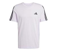 adidas Men's Men 3-Stripes T-Shirt, ice Lavender, S