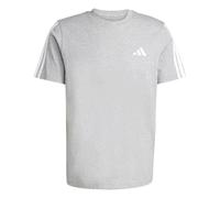 adidas Men's Men 3-Stripes T-Shirt, Medium Grey Heather, M
