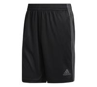 adidas Men's Men Knit 3 Stripes Short AEROREADY, Black/Grey six, XL