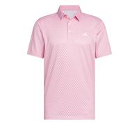 adidas Men's Mens CORE Allover Print Polo Shirt, Pure Ruby/White, L