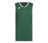 adidas Men's Mens Pulse Speed Bball Jersey Shirt, Team Dark Green/White, S
