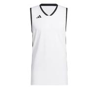 adidas Men's Mens Pulse Speed Bball Jersey Shirt, White/Black, S