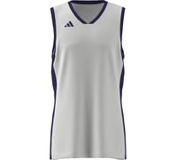 adidas Men's Mens Pulse Speed Bball Jersey Shirt, White/Team Colleg Purple, M