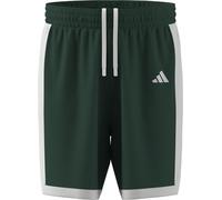 adidas Men's Mens Pulse Speed Bball Short Shorts, Team Dark Green/White, 3XL Tall