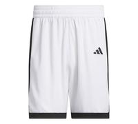 adidas Men's Mens Pulse Speed Bball Short Shorts, White/Black, S
