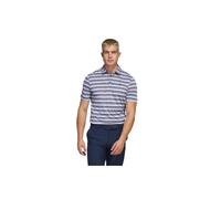 adidas Men's Mens Two Color Stripe Polo Shirt, Collegiate Navy/White, XXL