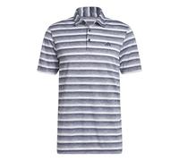 adidas Men's Mens Two Color Stripe Polo Shirt, Collegiate Navy/White, XXL