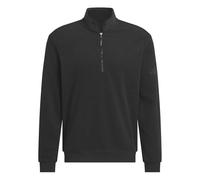 adidas Men's MENS ULTIMATE365 TERRY CLOTH QUARTER ZIP PULLOVER, black, L
