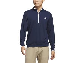adidas Men's Mens Upf Lightweight Quarter Zip Pullover Sweatshirt, collegiate navy, XS