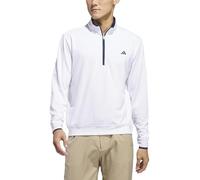 adidas Men's Mens Upf Lightweight Quarter Zip Pullover Sweatshirt, white, M