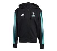 adidas Men's MERCEDES - AMG PETRONAS FORMULA 1 TEAM DNA FULL ZIP HOODY, black/semi mint rush, XL