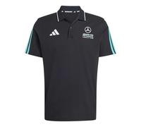 adidas Men's Mercedes - AMG Petronas Formula 1 Team DNA Polo, Black/semi Mint Rush, M
