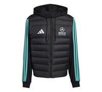 adidas Men's MERCEDES - AMG PETRONAS FORMULA 1 TEAM DNA PUFFER JACKET, black/semi mint rush, L
