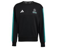 adidas Men's MERCEDES - AMG PETRONAS FORMULA 1 TEAM DNA SWEAT TOP, black/semi mint rush, M