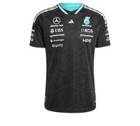 adidas Men's Mercedes - Amg Petronas Formula 1 Team Driver Jersey Authentic Shirt, Black, M