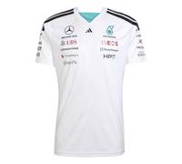 Adidas Mercedes-amg Petronas F1 Team Driver Short Sleeve T-shirt White XL Men