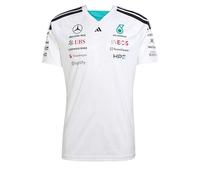adidas Men's Mercedes - AMG Petronas Formula 1 Team Driver Jersey, White, XXL