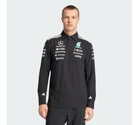 Adidas Mercedes-amg Petronas F1 Team Engineers Long Sleeve Polo Black M Men
